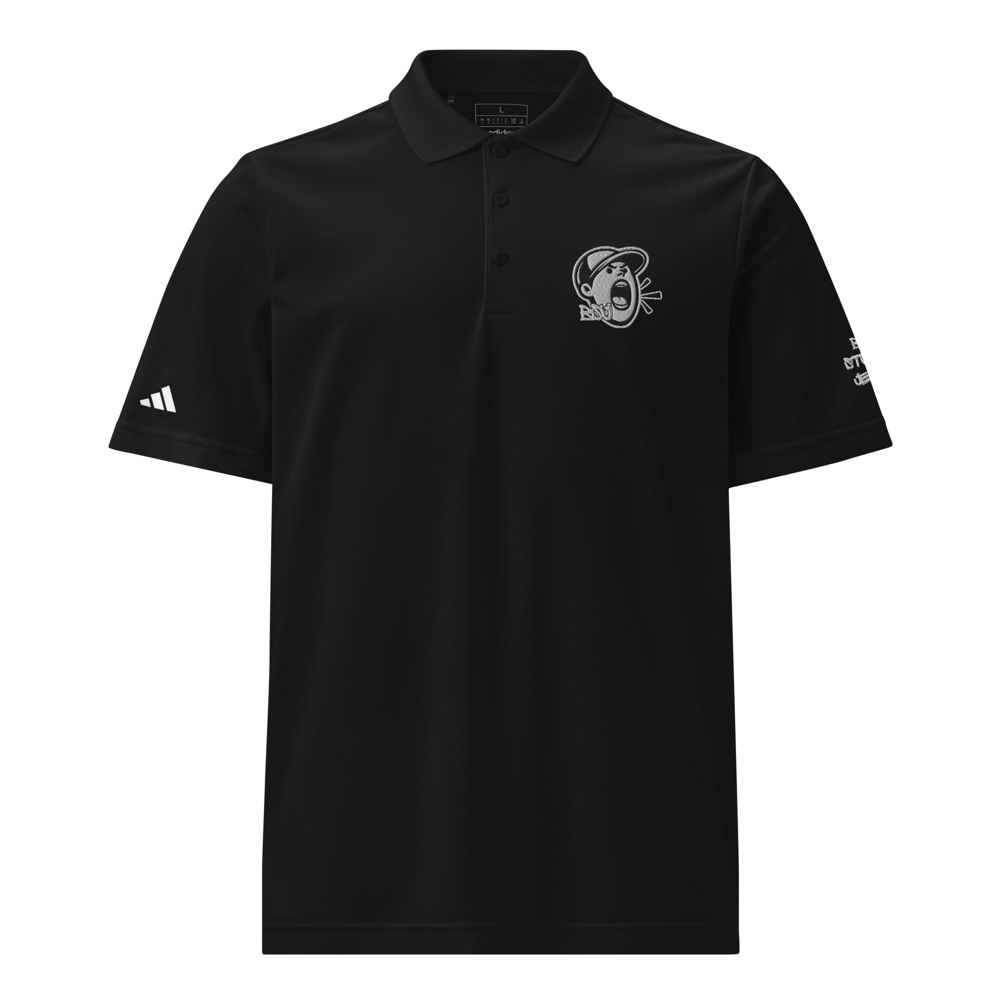 BJS Logo Adidas Golf Polo – Big Stupid Jerk LLC