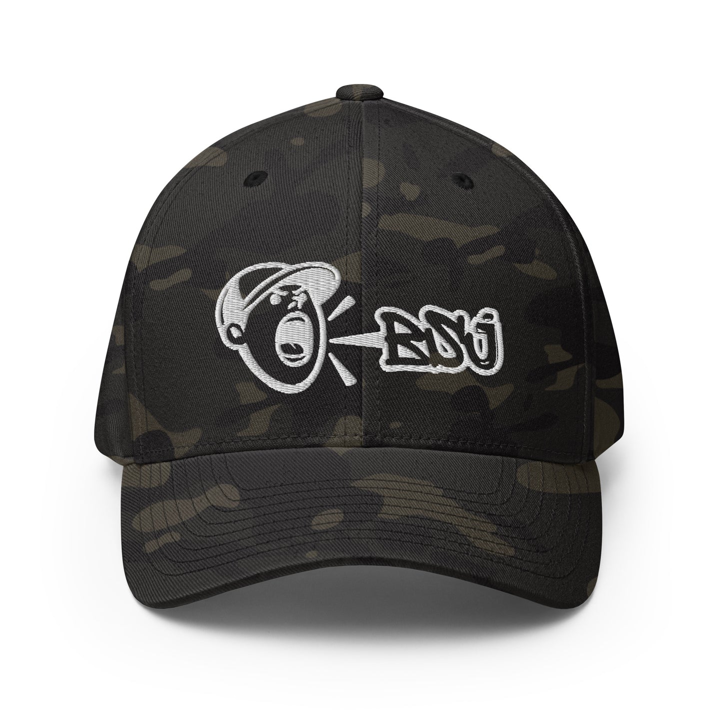 Flex Fit Negative BSJ Logo Golf Hat